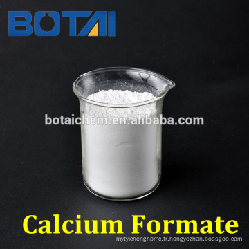 Aspect blanc de poudre et formiate de calcium d&#39;adjuvant accélérant de couleur blanche durcissant pour le ciment